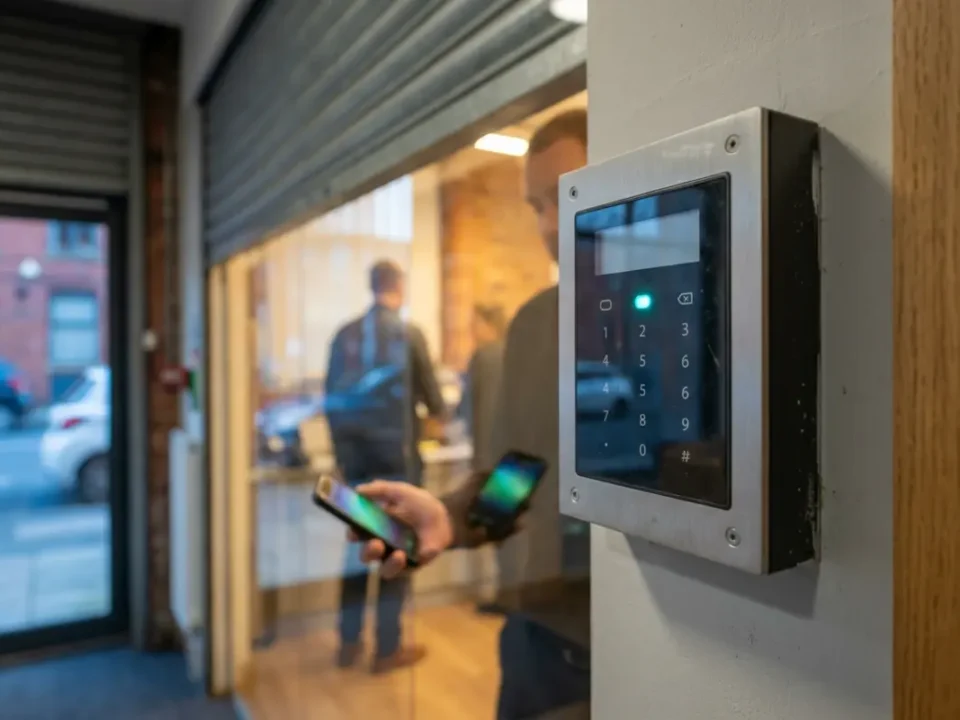 Monitored intruder alarm keypad in Manchester for Does a Police Response URN Work With an Alarm