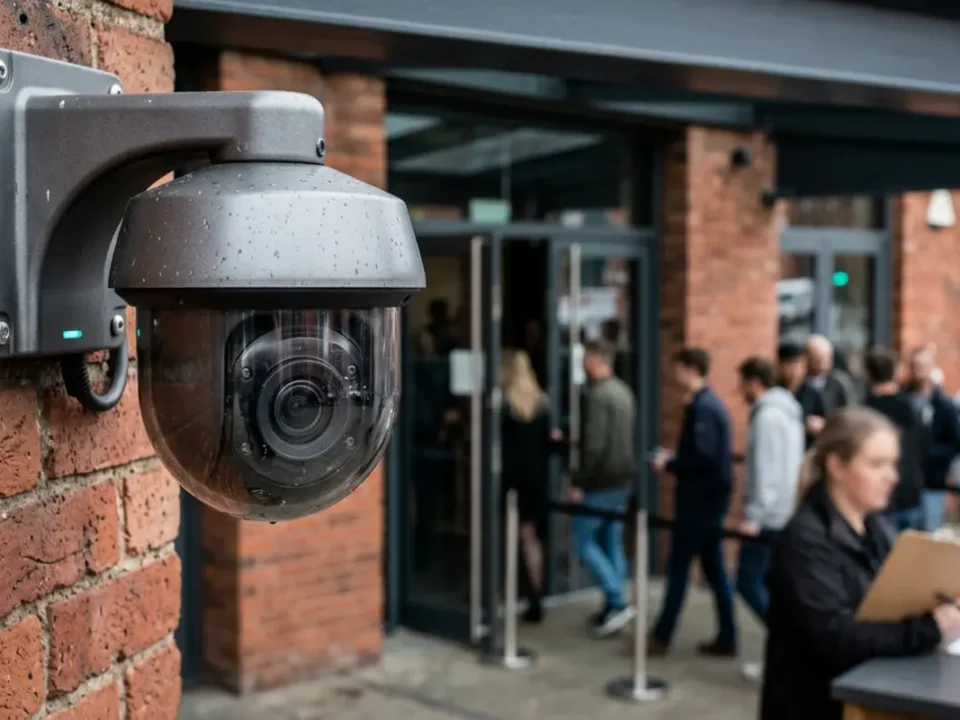 PTZ CCTV at a Manchester venue for What Security Measures May Businesses Need for Martyn's Law